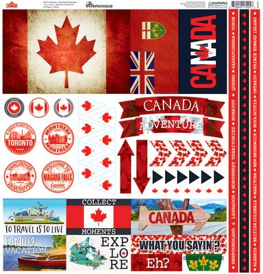 Reminisce Canada Sticker