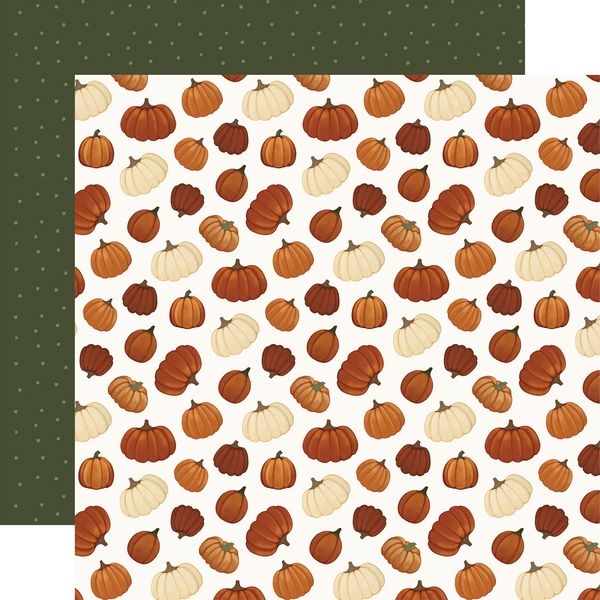 Carta Bella  Americana: My Pumpkin Picks 12x12 DS Patterned Paper