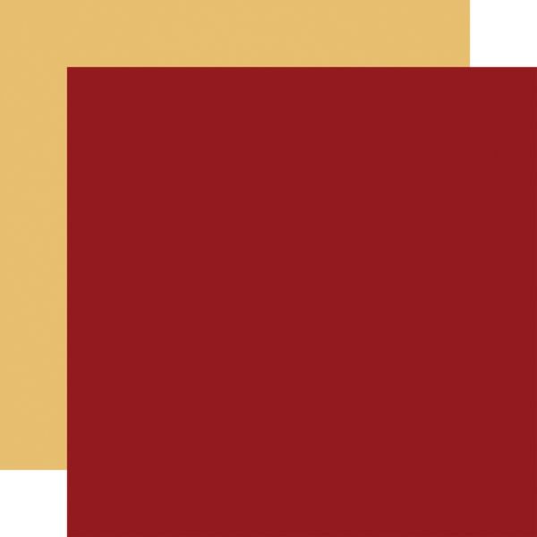 Carta Bella  Americana: Red / Yellow 12x12 DS Coordinating Solid Paper
