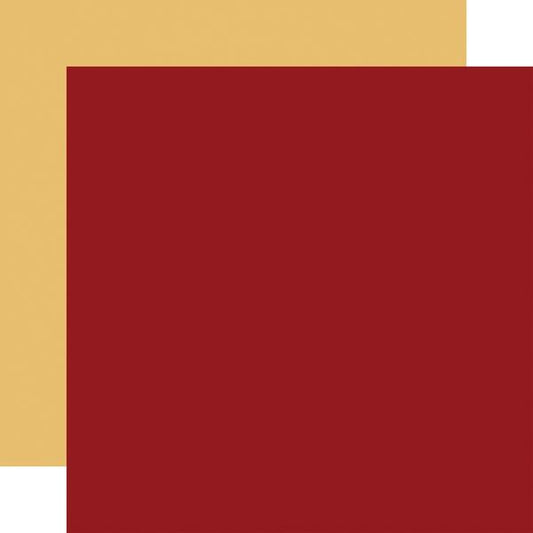 Carta Bella  Americana: Red / Yellow 12x12 DS Coordinating Solid Paper