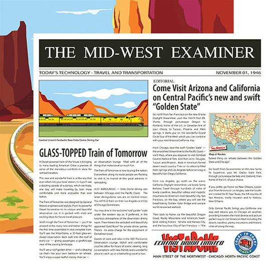 Carta Bella All Aboard: Newspaper Print DS Paper (1 Sheet)