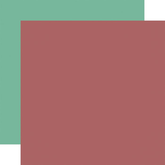 Carta Bella At Home Double-Sided Cardstock 12"X12"-Mauve/ Teal