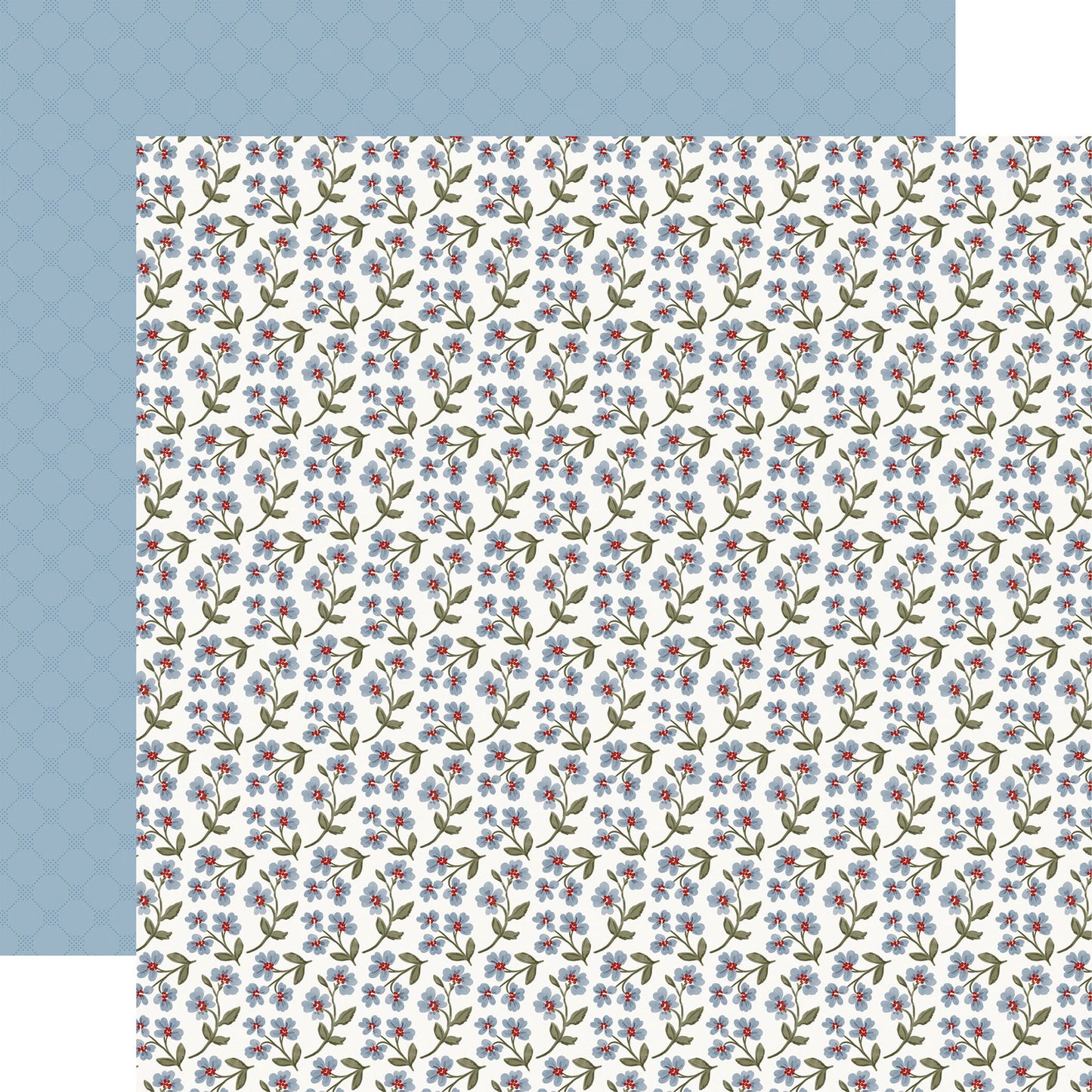 Carta Bella Americana Summer: Summertime Floral 12x12 Patterned Paper
