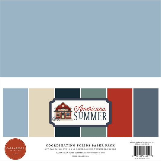 Carta Bella Americana Summer Solids Kit