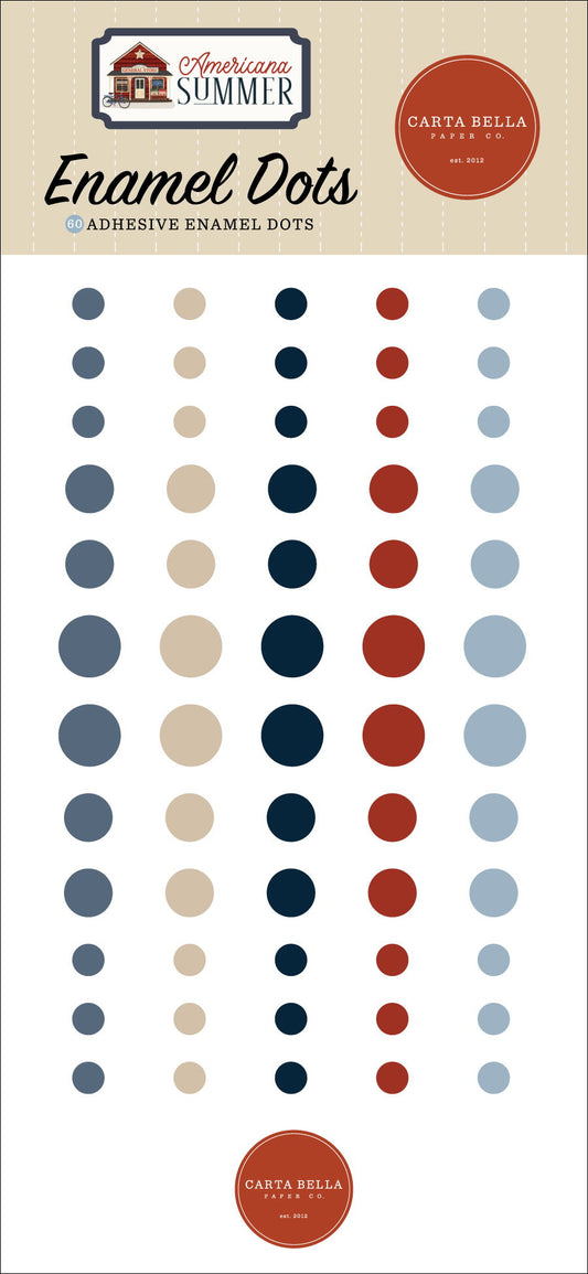 Carta Bella Americana Summer Enamel Dots