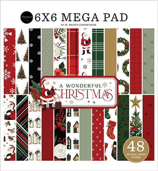 DISC - Carta Bella A Wonderful Christmas 6X6 Mega Pad