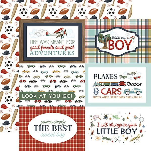 Carta Bella That's My Boy 6x4 Journaling Cards