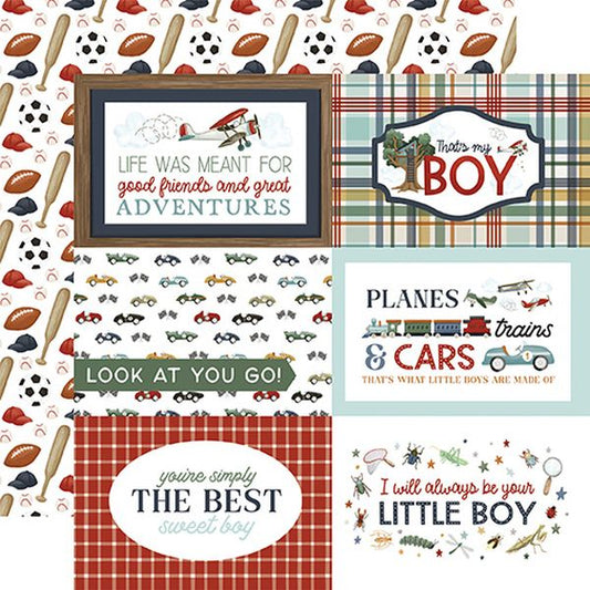 Carta Bella That's My Boy 6x4 Journaling Cards