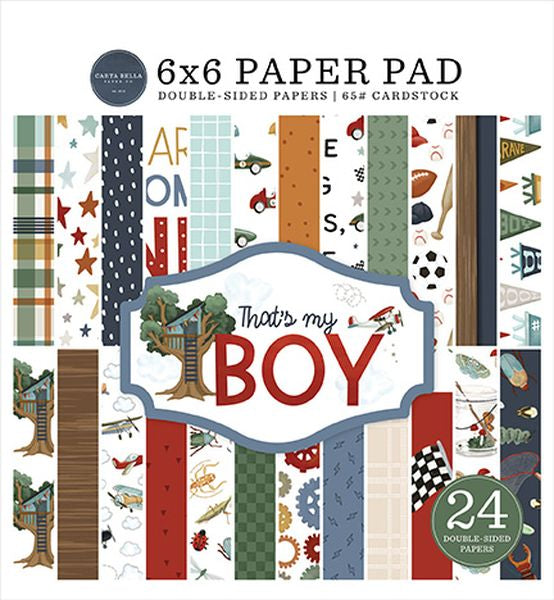 Carta Bella Carta Bella That's My Boy 6x6 Paper Pad