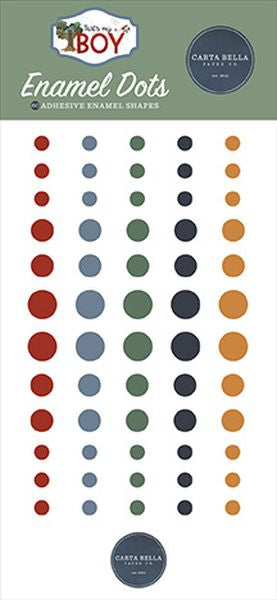 Carta Bella That's My Boy Enamel Dots
