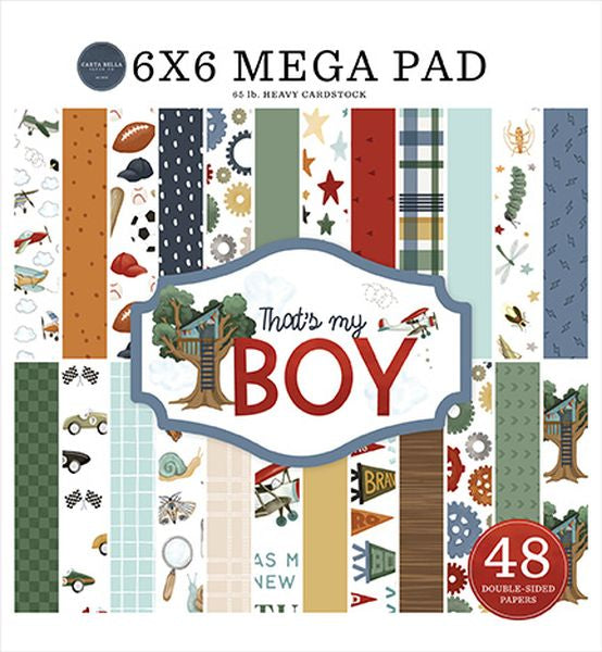 Carta Bella Carta Bella That's My Boy Cardmakers 6X6 Mega Pad