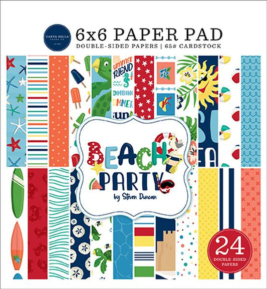 DISC - Carta Bella Carta Bella Beach Party 6x6 Pad
