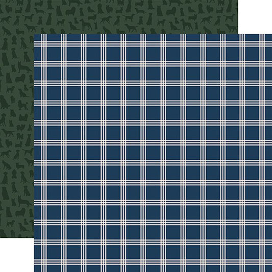 Carta Bella Best In Show: Bow Wow Plaid 12x12 DS Patterned Paper (1 Sheet)