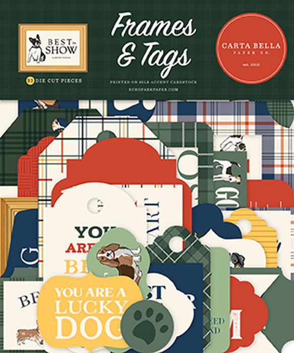 Carta Bella - Best In Show Frames & Tags