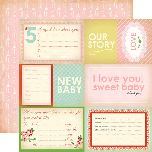 Carta Bella Baby Mine Girl: Our Story