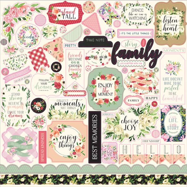 Carta Bella Botanical  Garden Stickers