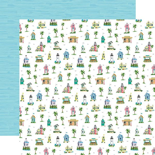 Carta Bella Beach Town Beach Houses DS Paper (1 Sheet)