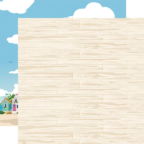 Carta Bella Beach Town Boardwalk Wood DS Paper (1 Sheet)