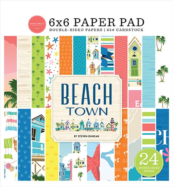 Carta Bella  Beach Town 6x6 Paper Pad