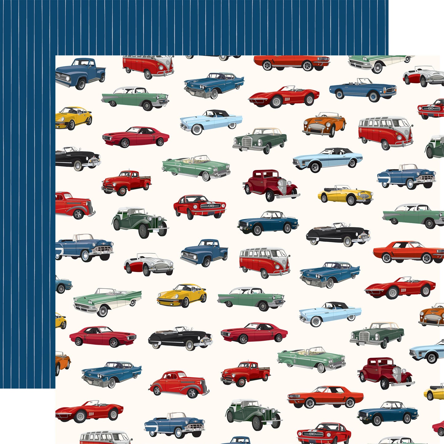 Carta Bella Cars Classic Car Show DS Paper (1 Sheet)