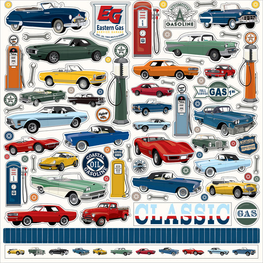 Carta Bella Cars Element Sticker