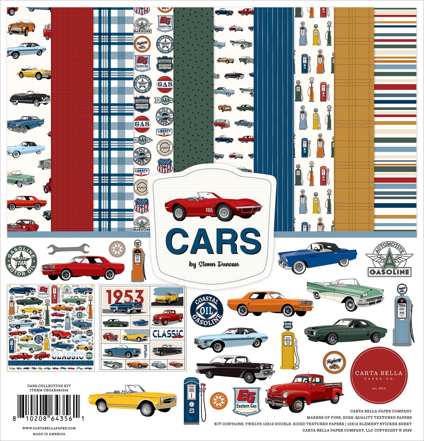 Carta Bella Cars Collection Kit