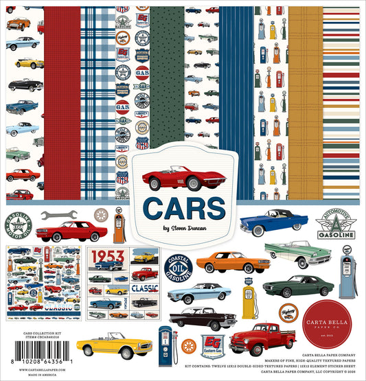 Carta Bella Cars Collection Kit