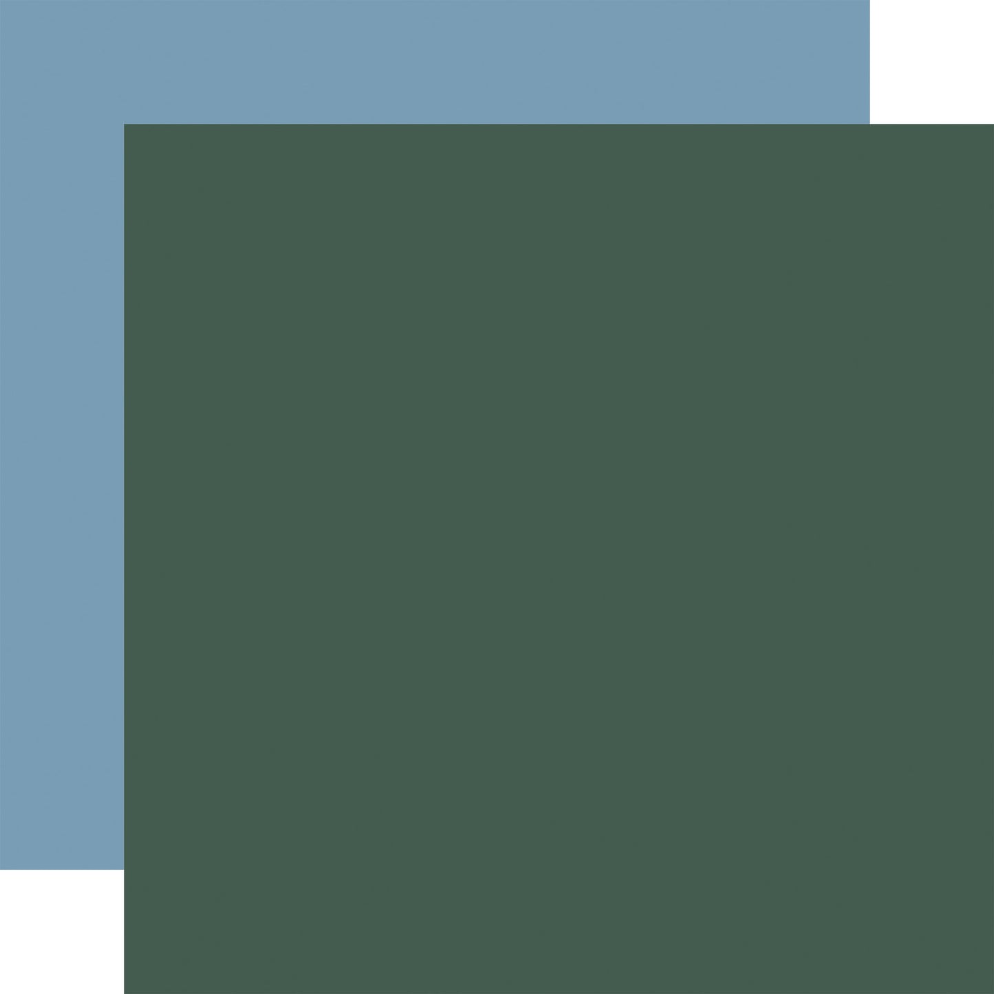 Carta Bella Cars: Green / Lt. Blue 12x12 Coordinating Solid DS Paper (1 sheet)