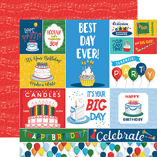 Carta Bella Let's Celebrate: Journaling Car