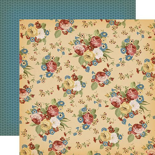 Cowboys Western Floral DS Paper