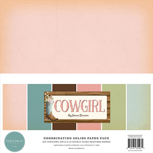 Carta Bella Cowgirl Solids Kit