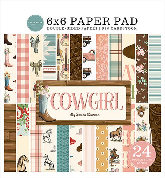 Carta Bella Cowgirl 6x6 Paper Pad