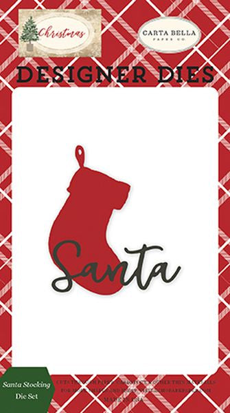 Santa Stocking Die Set