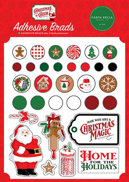 Christmas Cheers; Adhesive Brad
