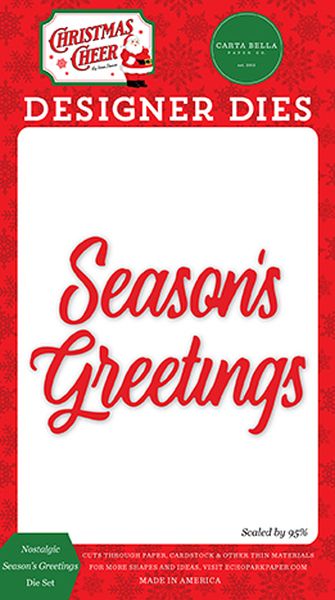 Seasons Greetings Die Set