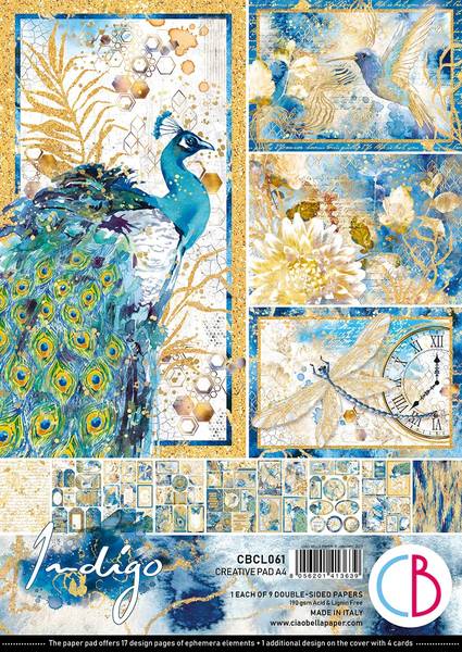 Ciao Bella Indigo Creative Pad Pad A4 9/Pkg
