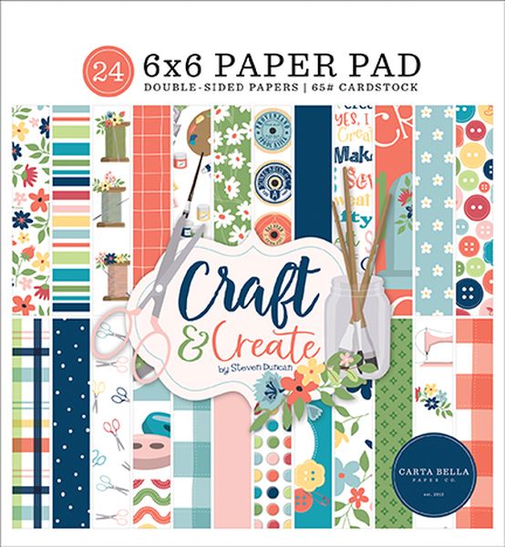 Carta Bella DISC - Craft & Create 6x6 Paper Pad