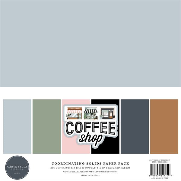 Carta Bella Coffee Shop Solids Kit