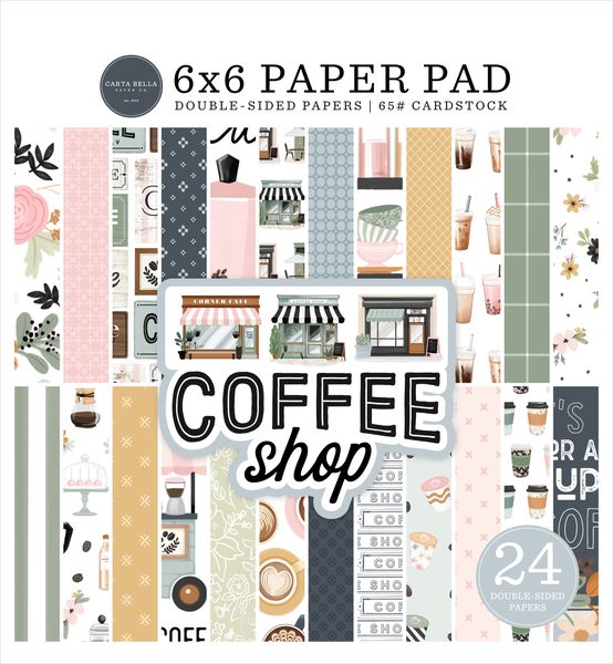 Carta Bella Coffee Shop 6x6 Paper Pad