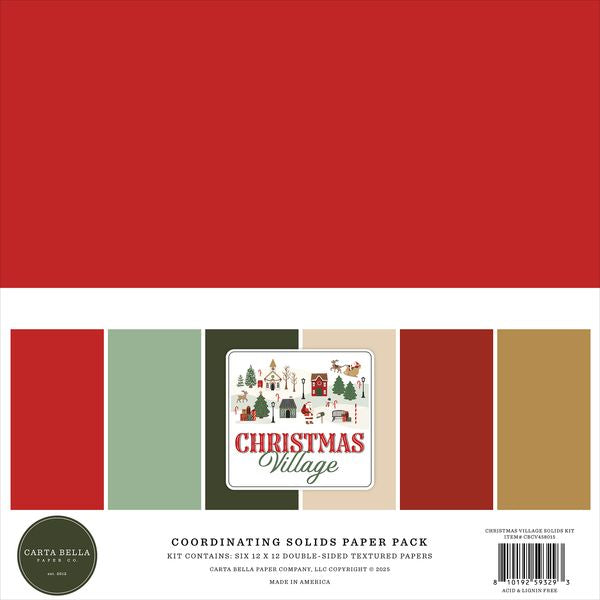 Carta Bella  Christmas Village Solids Kit