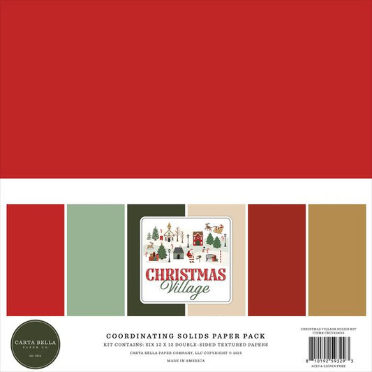 Carta Bella  Christmas Village Solids Kit