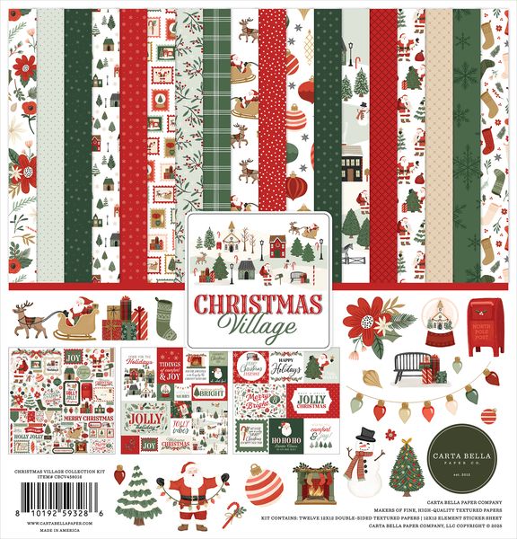 Carta Bella Christmas Village Collection Kit