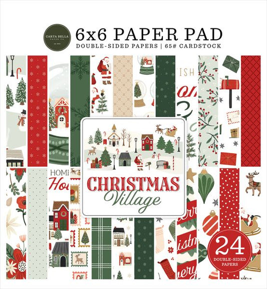 Carta Bella  Christmas Village 6x6 DS Patterned Paper Pad