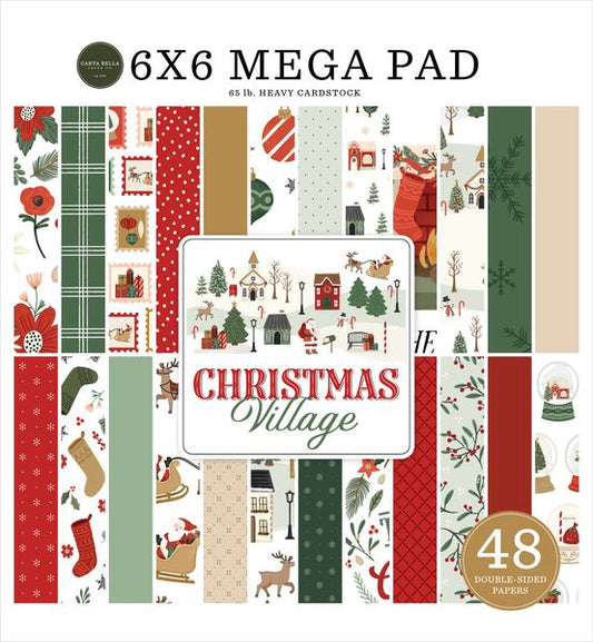 Carta Bella  Christmas Village Cardmakers 6X6 DS Patterned PaperMega Pad