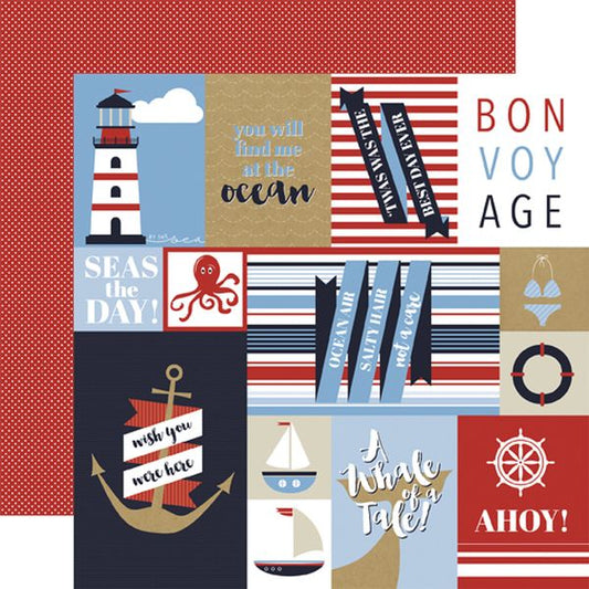 Carta Bella Deep Blue Sea: Journaling Cards