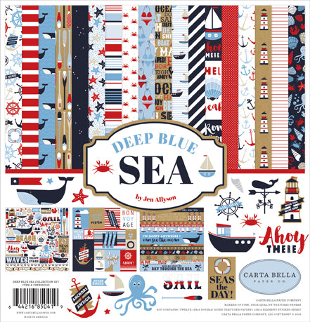 DISC - Carta Bella Deep Blue Sea Collection Kit