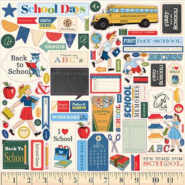 School Days Element Sticker