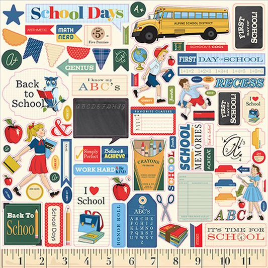 School Days Element Sticker