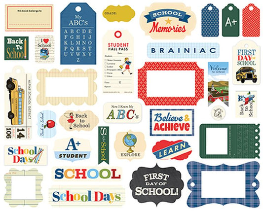 School Days Frames & Tags