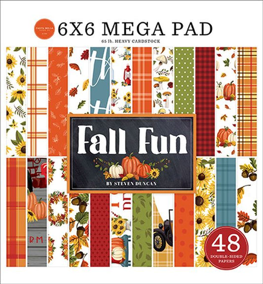 DISC - Carta Bella Fall Fun Mega Paper Pad 6X6